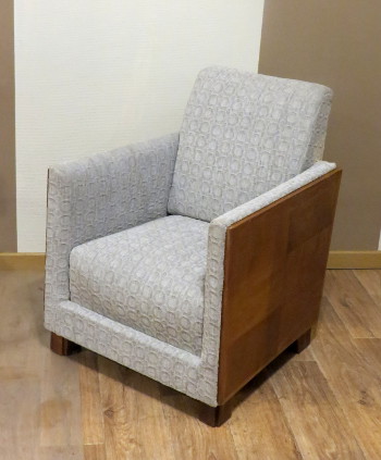 fauteuil 1930 tissu Elitis